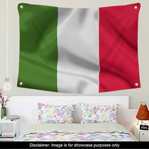 Italian Satin Or Silk State Flag Wall Art 65417011
