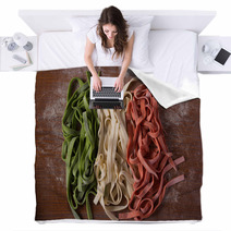 Italian Style Pasta Blankets 65440442