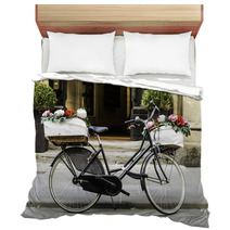 Italian Vintage Bicycle Bedding 66873257