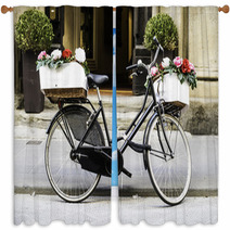 Italian Vintage Bicycle Window Curtains 66873257