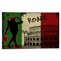 Italian Vintage Poster Rugs 56829268