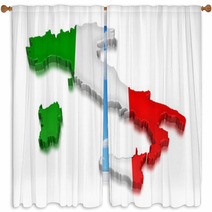 Italy  (clipping Path Included) Window Curtains 56069507