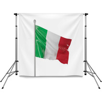 Italy Flag Backdrops 49526525