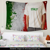 Italy Flag Wall Art 56362853