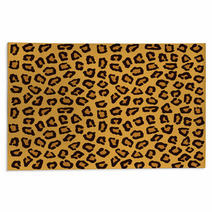 Jaguar And Leopard Skin Texture, Vector Rugs 83001896