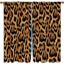 Jaguar, Leopard And Ocelot Skin Texture 2
 Window Curtains 83812038
