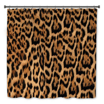 Jaguar, Leopard And Ocelot Skin Texture Bath Decor 68784829