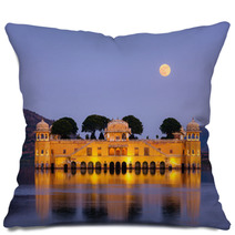 Jal Mahal Water Palace Jaipur Rajasthan India Pillows 56337759