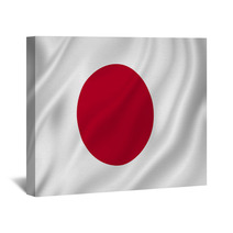 Japan Flag Wall Art 62195416