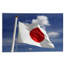 Japan Flag (with Clipping Path) Rugs 43769662