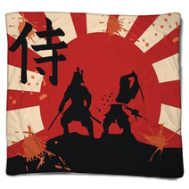 Japan Samurai Blankets 50701544