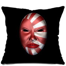 Japanese Face Mask Pillows 67024840