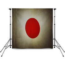 Japanese Flag Backdrops 62911247