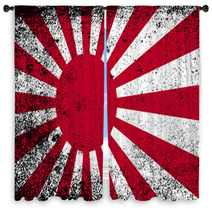 Japanese Flag Window Curtains 65953927