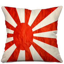 Japanese Navy In Red And White. Pillows 66041848
