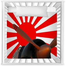 Japanese Zero And War Flag Nursery Decor 37783748