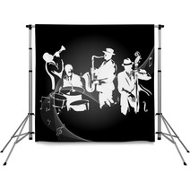 Jazz Concert Black Background Backdrops 65333803