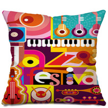 Jazz Festival Pillows 54204395