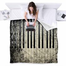 Jazz Style Piano Blankets 62917866
