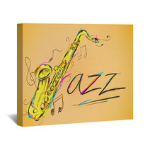 Jazz Vector Art Wall Art 65097728
