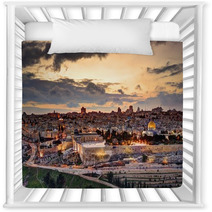 Jerusalem Old City Skyline Nursery Decor 54912281