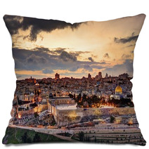Jerusalem Old City Skyline Pillows 54912281