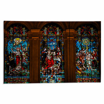 Jesus And Lucifer, Jesus At Cana And Baptism By Saint John Rugs 85022110