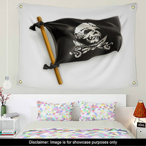 Jolly Roger, Vector Icon Wall Art 55561758