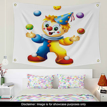 Juggling Clown Wall Art 8692811