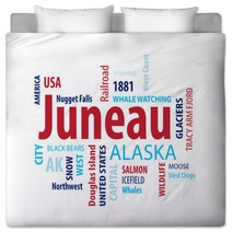 Juneau Alaska Usa Bedding 86293969