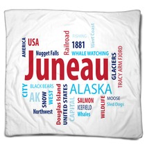 Juneau Alaska Usa Blankets 86293969