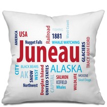 Juneau Alaska Usa Pillows 86293969