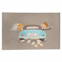 Just Married Car Rugs 66697253