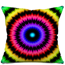 Kaleisdoscope Style Abstract Retro Background Pillows 49361734