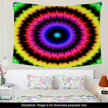 Kaleisdoscope Style Abstract Retro Background Wall Art 49361734