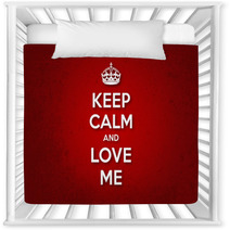 Keep Calm And Love Me Nursery Decor 60136307