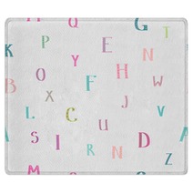 Kids Alphabet Seamless Pattern Rugs 93768378