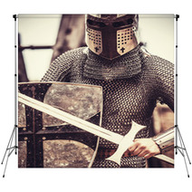 Knight. Photo In Vintage Style Backdrops 60546838