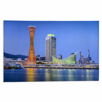 Kobe, Japan At The Port Of Kobe Rugs 65989325