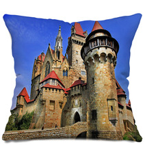 Kreuzenstein Castle - Castle From Fairy Tale, Austria Pillows 51914172