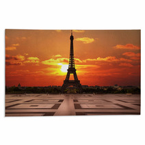 La Tour Eiffel Dal Trocadero All'alba Rugs 55184059