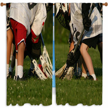 Lacrosse Game Window Curtains 319762