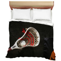 Lacrosse Head With Ball 3 Bedding 43690571