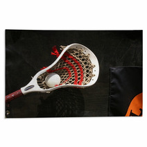 Lacrosse Head With Ball 3 Rugs 43690571