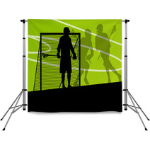 Lacrosse Players Active Sports Silhouettes Background Illustrati Backdrops 59353430