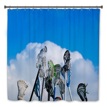 Lacrosse Sticks In The Sky Bath Decor 35581142
