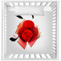 Lady's Hat Isolated On A White Background Nursery Decor 63826047