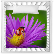 Ladybug And Flower Nursery Decor 64365089