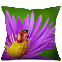 Ladybug And Flower Pillows 64365089