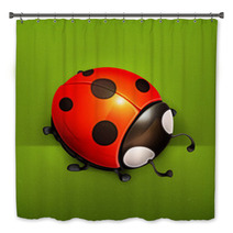 Ladybug Vector Icon Bath Decor 55571991